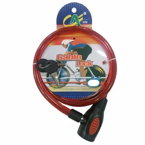 قفل دوچرخه مدل کابلی ضخیم