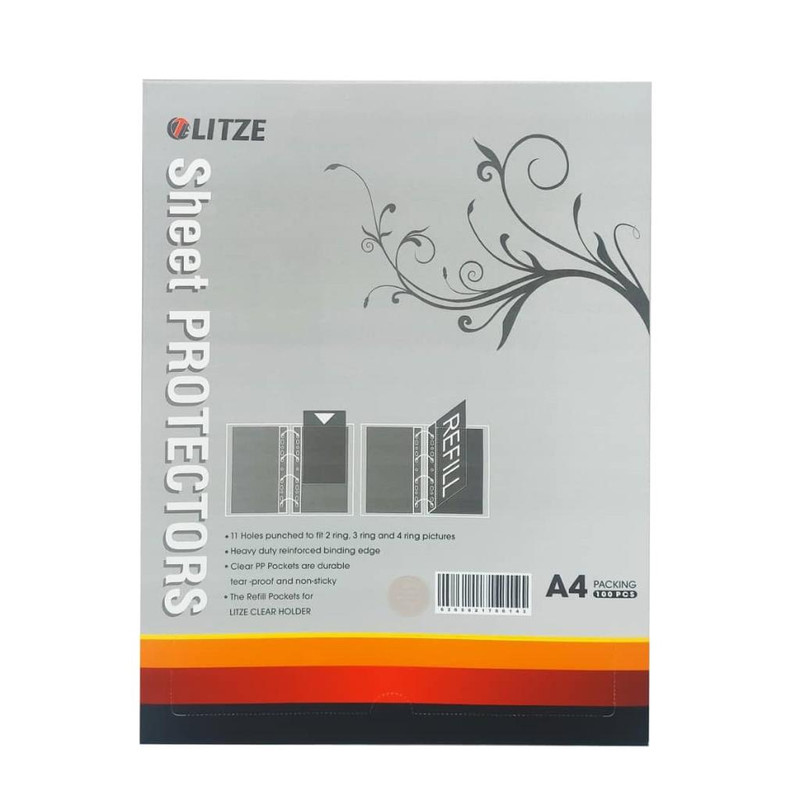 کاور کاغذ A4 لیتز مدل لوکس بسته 100 عددی