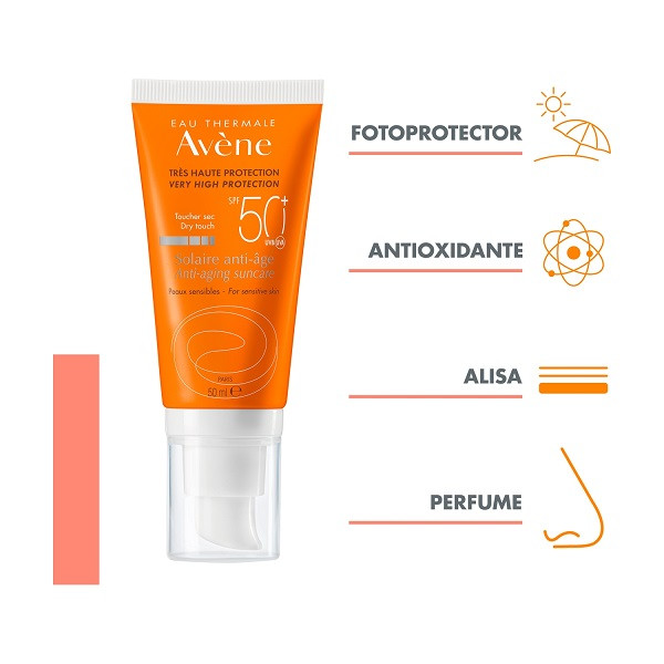 کرم ضد آفتاب بدون رنگ اون SPF 50 مدل Anti-Ageing Protection مناسب پوستهای حساس حجم 50 میلیلیتر کرم ضد آفتاب بدون رنگ اون SPF 50 مدل Anti-Ageing Protection مناسب پوستهای حساس حجم 50 میلیلیتر