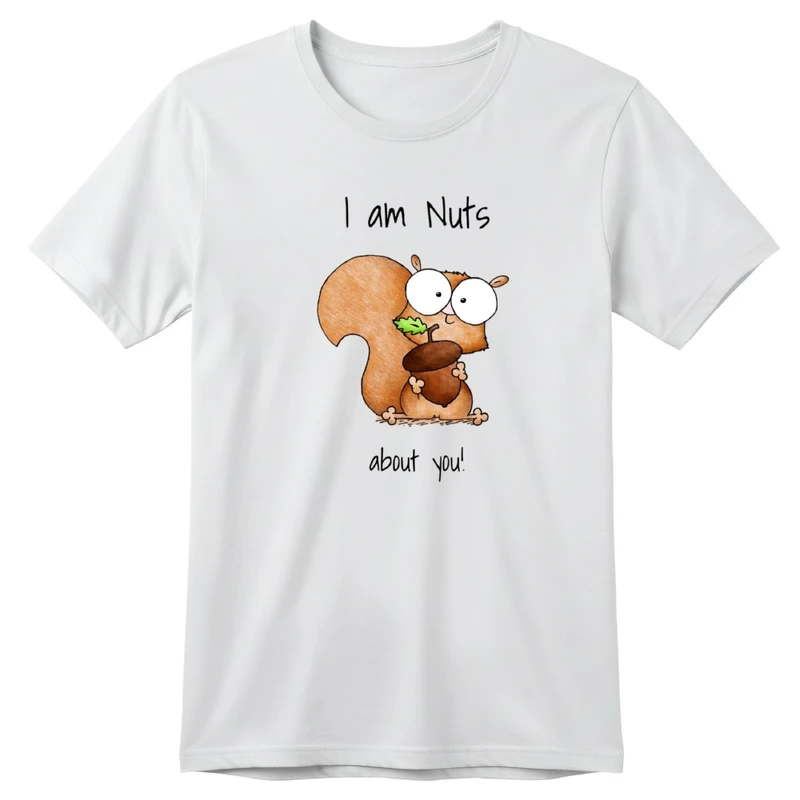 تی‌شرت آستین کوتاه بچگانه مدل سنجاب و بلوط کد v2 