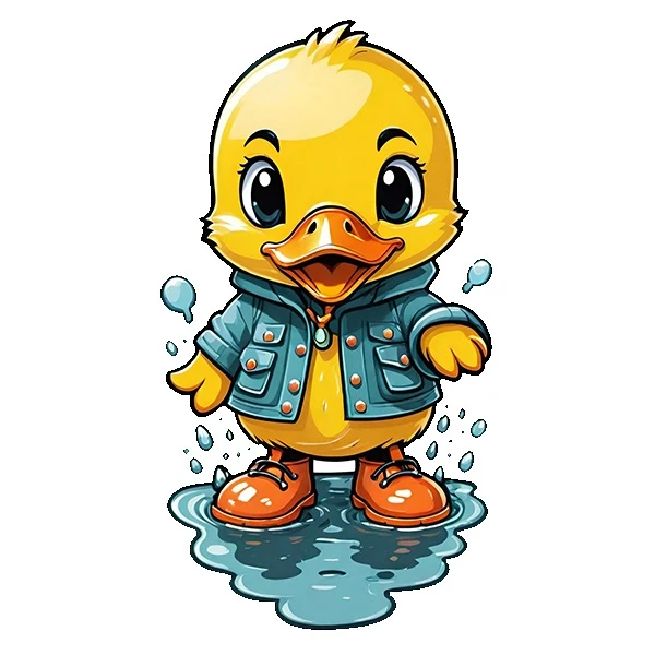 استیکر پارچه و لباس پاد آفرین طرح جوجه کد 746