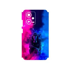 MAHOOT Smoke Rainbow Digital Art 2 Cover Sticker for Xiaomi Redmi Note 12 Pro Plus