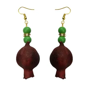 گوشواره دخترانه طرح انار مدل S11