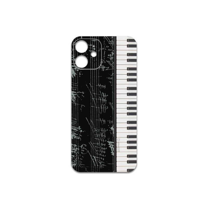 برچسب پوششی ماهوت مدل Piano-Instrument مناسب برای گوشی موبایل اپل iPhone 12 mini