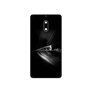 MAHOOT Black Portrait Cover Sticker for Nokia 6