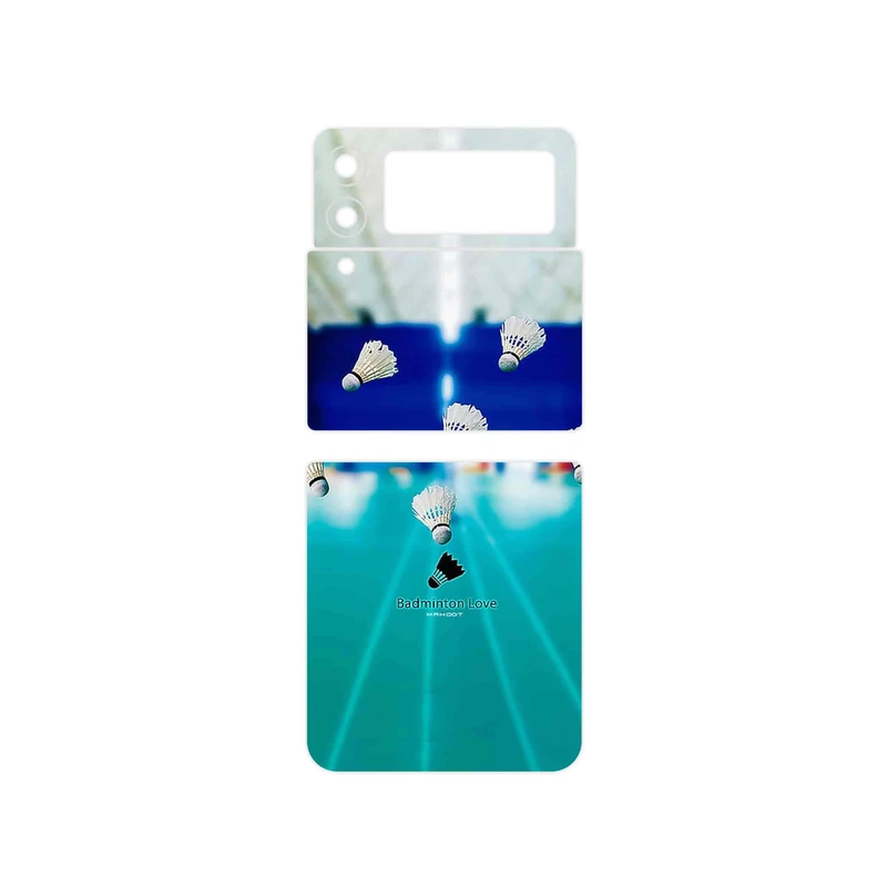 برچسب پوششی ماهوت مدل Badminton مناسب برای گوشی موبایل سامسونگ Galaxy Z Flip3 5G