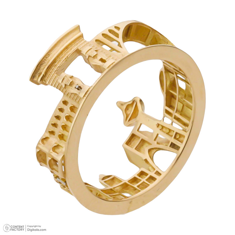 انگشتر طلا 18 عیار زنانه تاج مدل A191