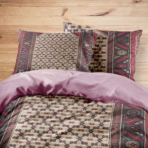 سرویس روتختی مدوپد طرح فرش سنقر مدل C-Sanghar09 یک نفره 4 تکه