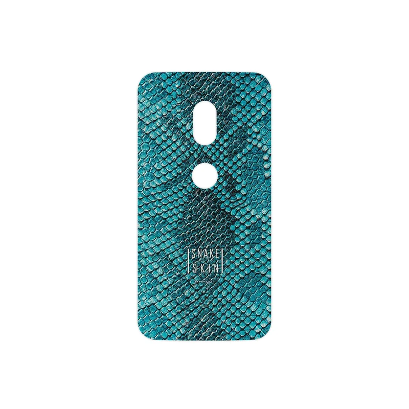 برچسب پوششی ماهوت مدل Blue Snake Skin مناسب برای گوشی موبایل موتورولا Moto G4 Play