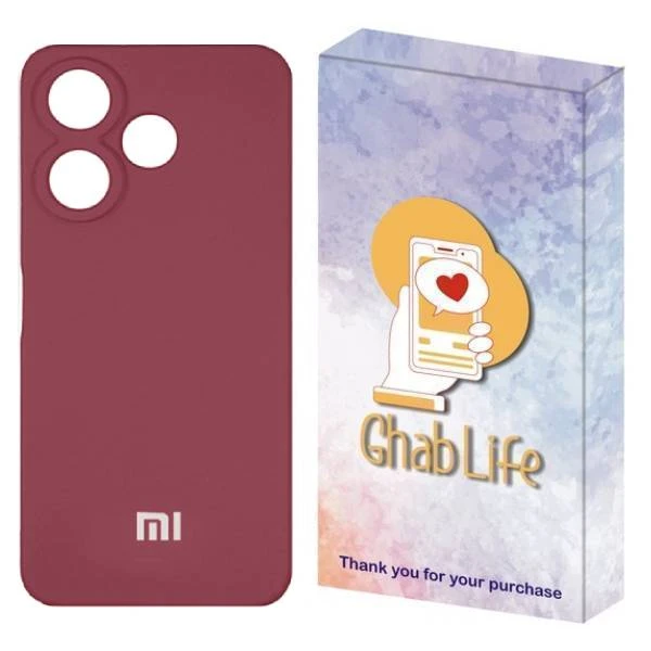 کاور قاب لایف مدل سیلیکونی پاک کنی مناسب برای گوشی موبایل شیائومی Redmi Note 14 4G
