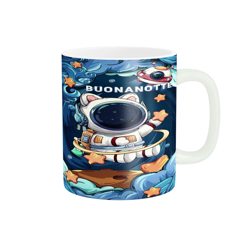 ماگ پادآفرین مدل کارتونی طرح فضانورد کد p9713