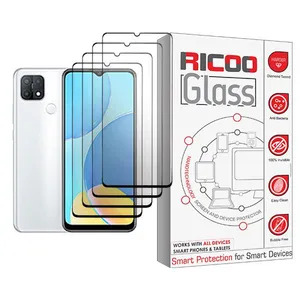 Ricoo Ricoo Glass MIX004 Screen Protector For Oppo A35 Pack Of 4