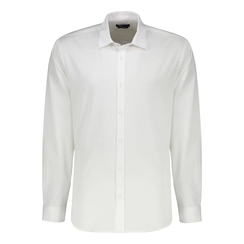 پیراهن آستین بلند یقه برگردان مردانه آر اِن اِس مدل 122023460105