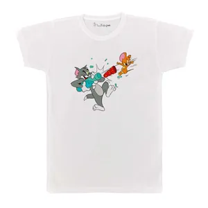 تی شرت بچگانه پرمانه طرح tom and jerry کد pmt.2951