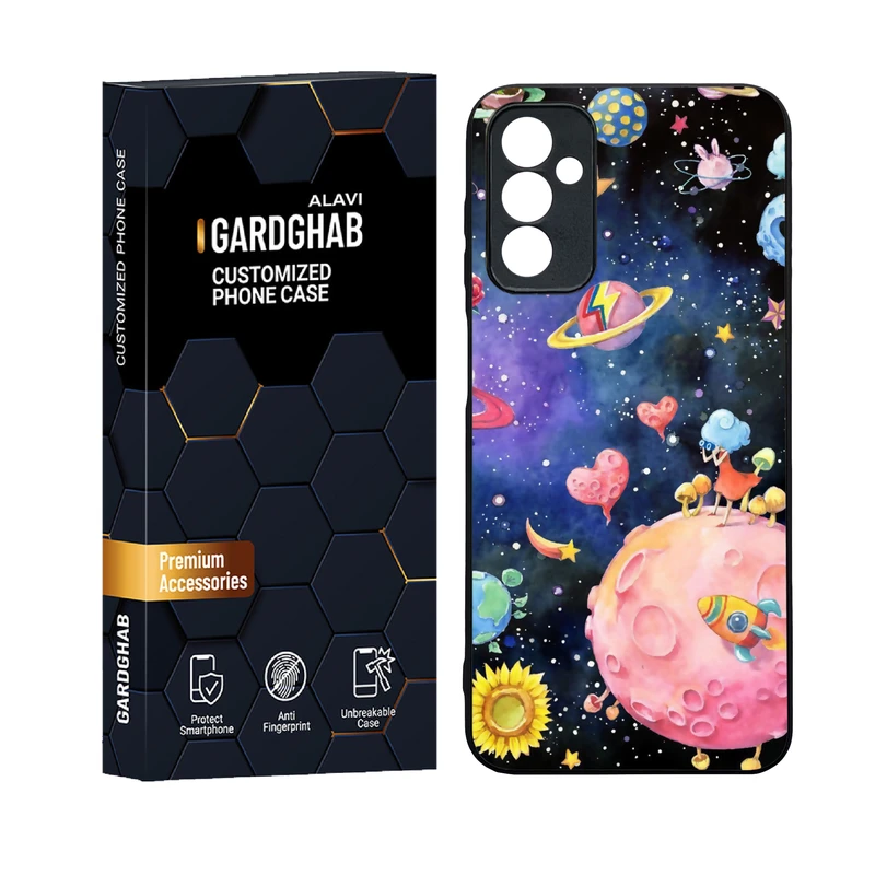 کاور گارد قاب علوی مدل دورژله ای فانتزی مناسب برای گوشی موبایل سامسونگ Galaxy M13 4G