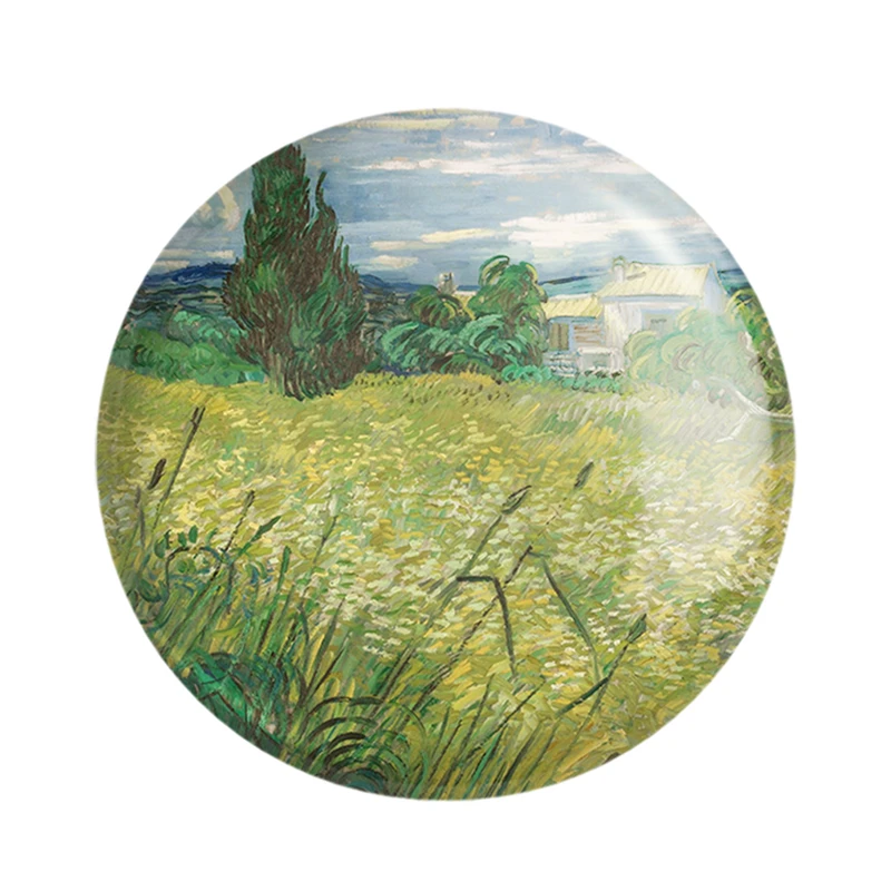 مگنت خندالو مدل گندم زار با سرو ونسان ونگوگ (Van Gogh) کد 36797