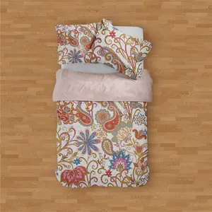 سرویس روتختی مدوپد طرح باغ اسرارآمیز مدل PAT00210 یک نفره 4 تکه