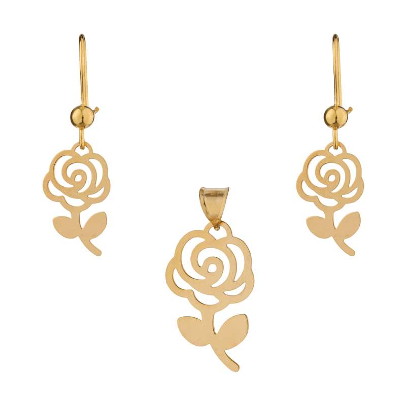 نیم ست طلا 18 عیار زنانه مایا ماهک مدل MS0687 نیم ست طلا 18 عیار زنانه مایا ماهک مدل MS0687