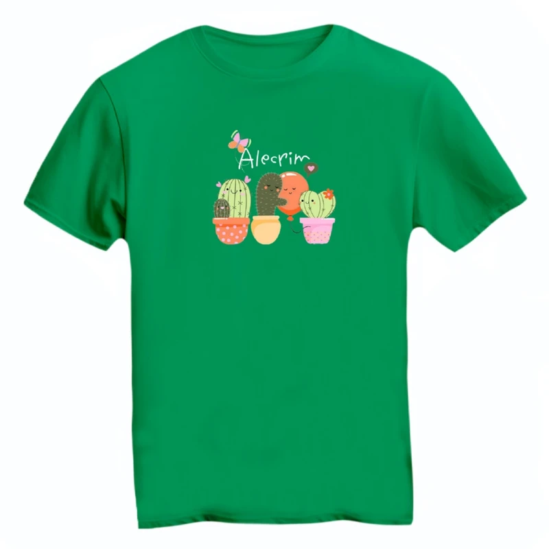 تی شرت آستین کوتاه زنانه مدل کاکتوس کد ۱