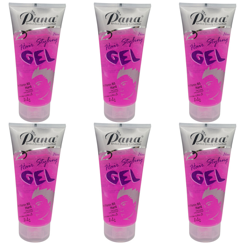 ژل مو پانا کد 001 حجم 200 میلی لیتر مجموعه 6 عددی