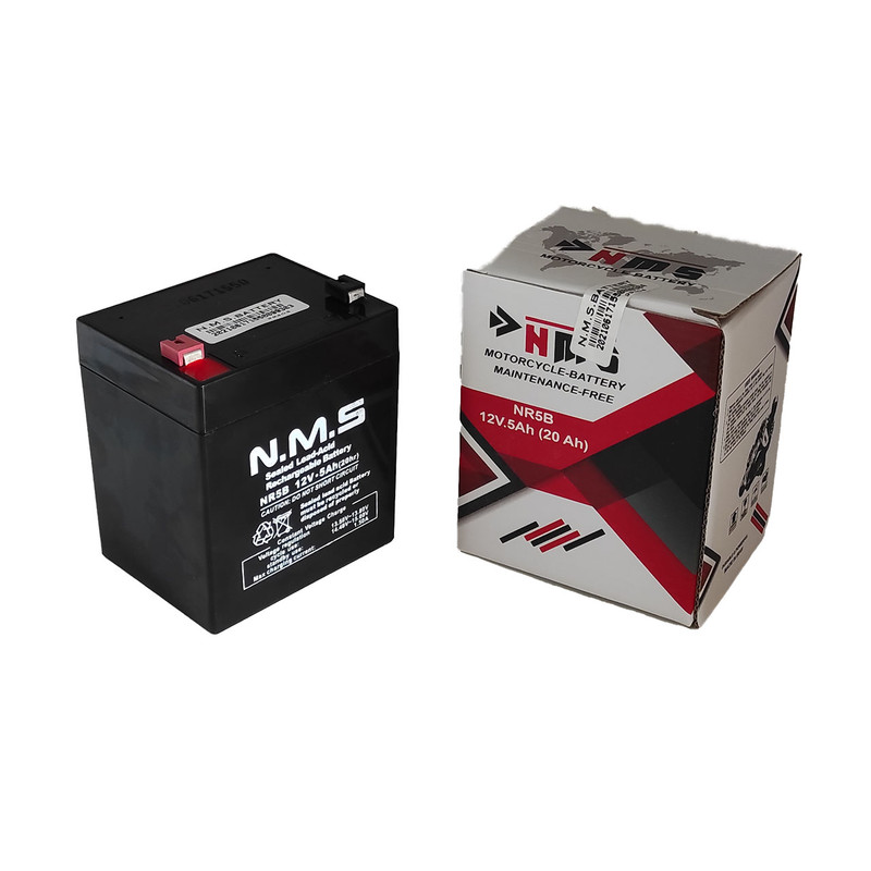 باتری موتور سیکلت ان ام اس مدل 12 ولت 5 آمپر