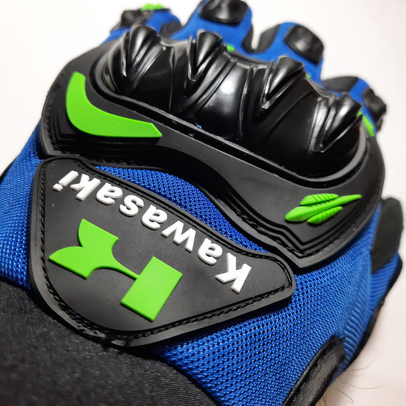 دستکش موتور سواری وارون مدل KAWA-BLU