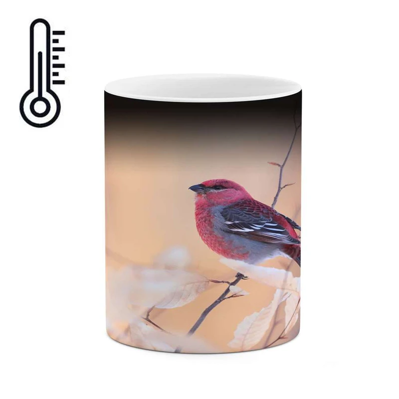 ماگ حرارتی کاکتی مدل پرنده کد mgh15350