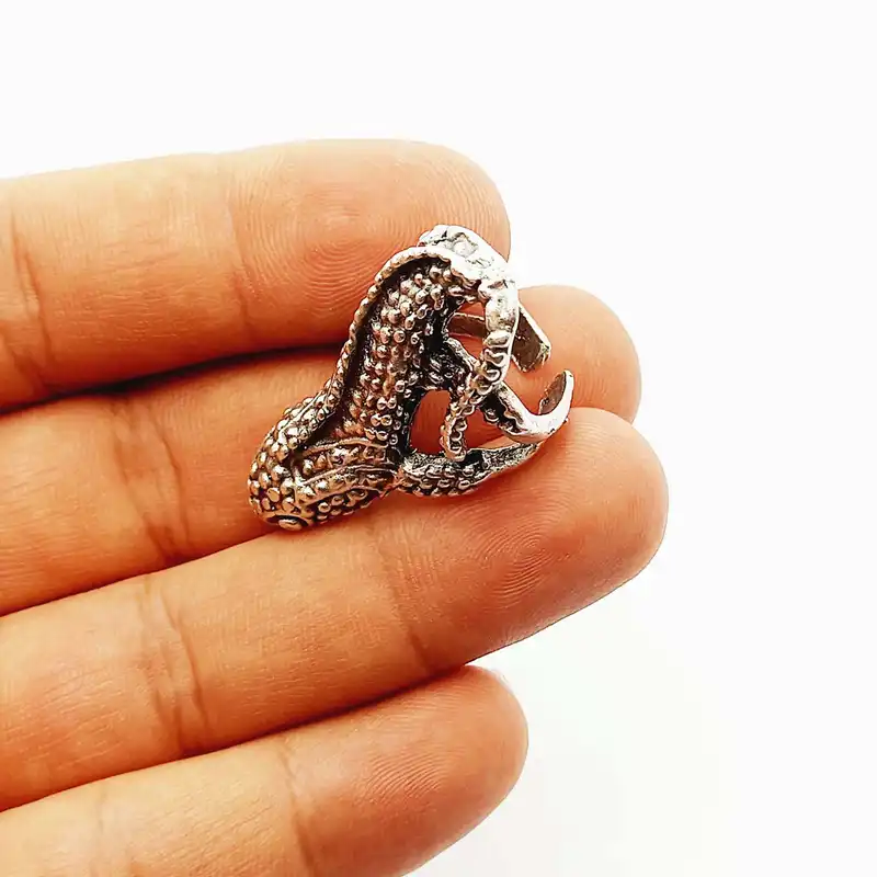 انگشتر مردانه طرح سمندر مدل ورشو 547ANM