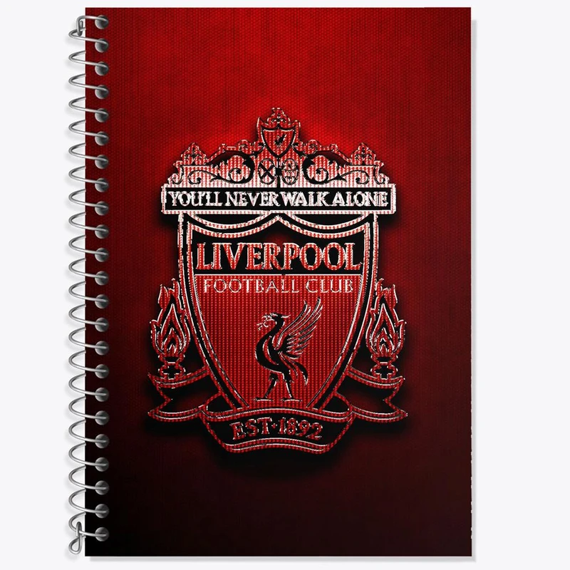 دفتر لغت 50 برگ خندالو مدل باشگاه لیورپول کد 26977