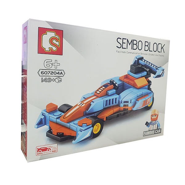 ساختنی سیمبوبلاک مدل Famous Car کد 607204A