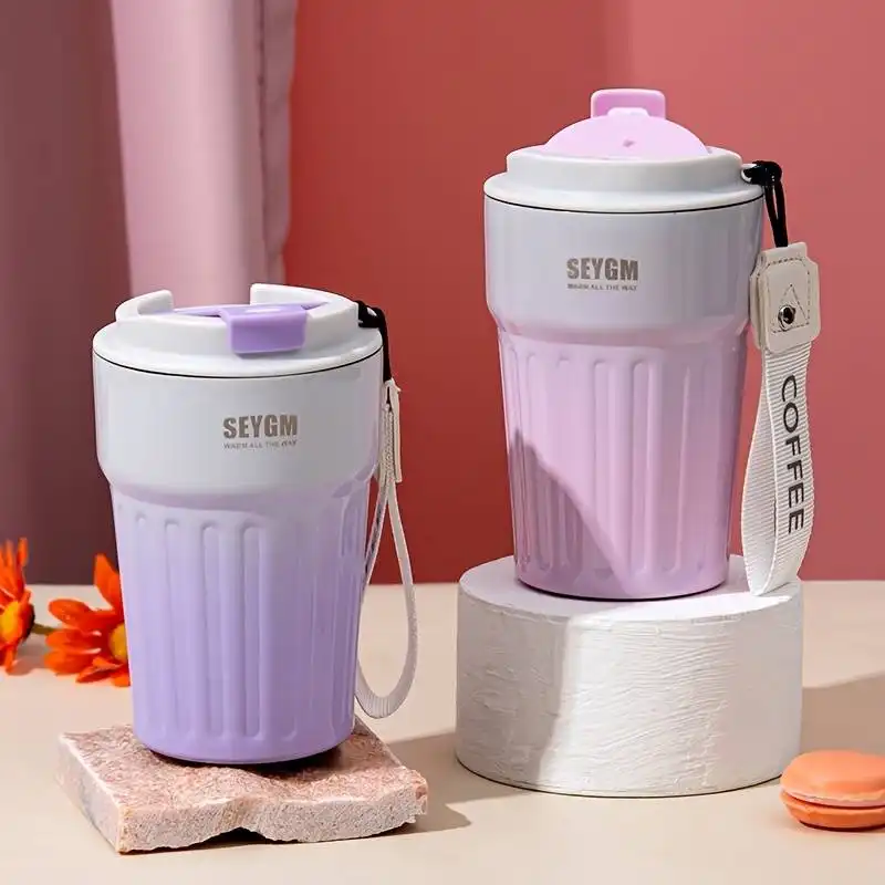 ماگ سفری مدل seygm بنددار گنجایش 0.4 لیتر