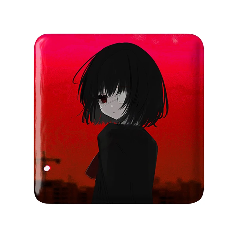 پیکسل خندالو طرح میساکی می انیمه دیگری مدل مربعی کد 32018