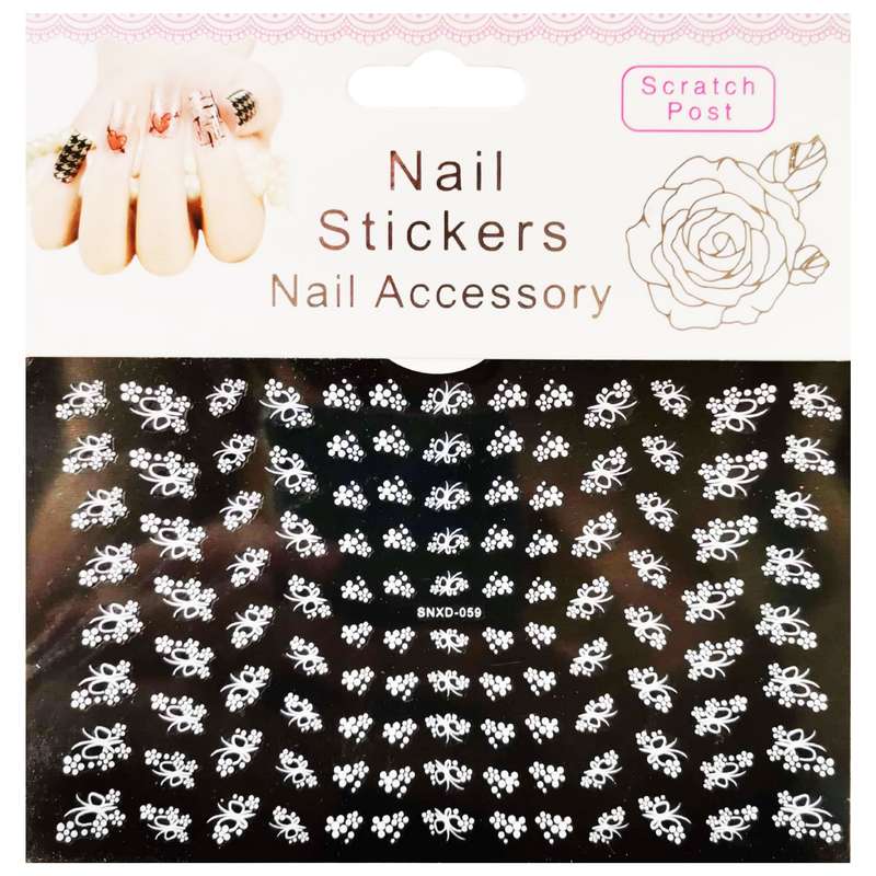 استیکر طراحی ناخن مدل پاپاتیا کد SNXD-059