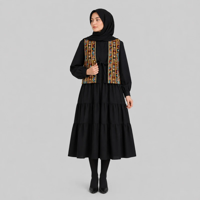 وست زنانه مدل سنتی کد ۰۴
