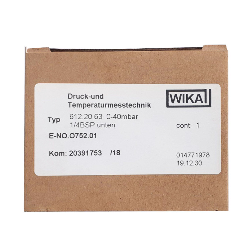 گیج فشار ویکا مدل   40mbar-6cm