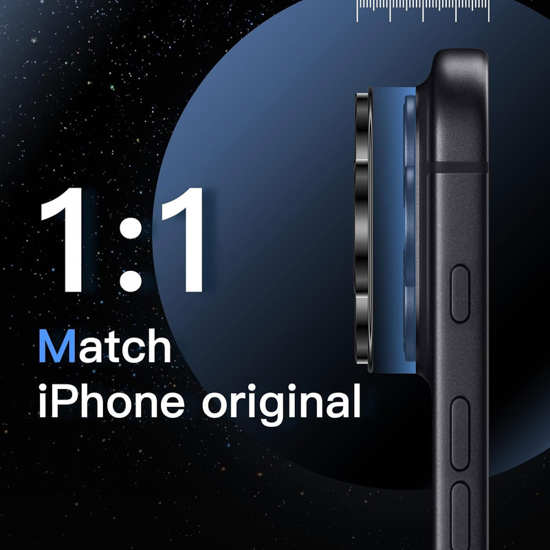 محافظ لنز دوربین فلزی مسیر مدل Total Shield مناسب برای گوشی موبایل اپل iPhone 18 Pro Max