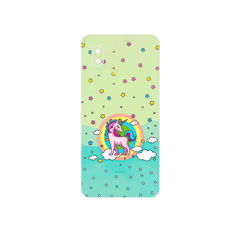 برچسب پوششی ماهوت مدل Rainbow unicorn adventure مناسب برای گوشی موبایل سامسونگ Galaxy A01 Core