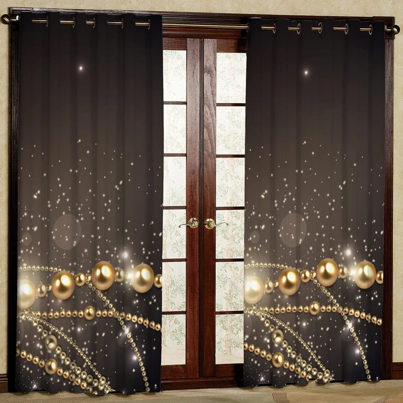 پرده مدل مروارید هازان پانچی کد 4365 سایز 140x200 سانتی متر