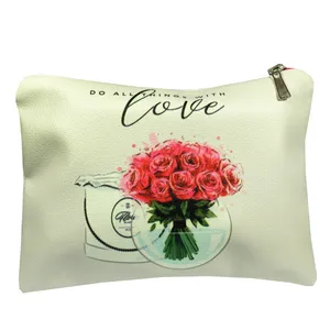 کیف لوازم آرایش زنانه دیزر طرح رز کد 017-ROZE