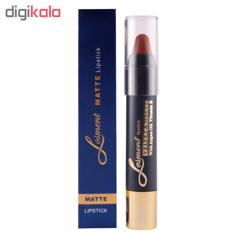 رژلب مدادی مات لوسمنت حاوی روغن آرگان مدل Matt شماره L606