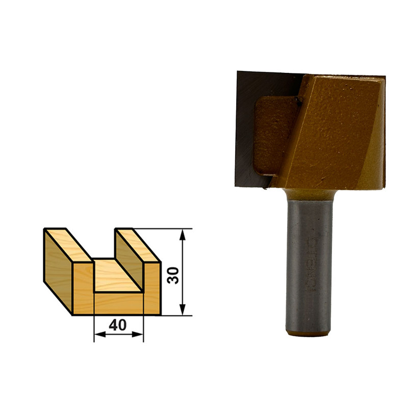 تیغ اوور فرز شیار زن اتنسی مدل 40 سایز 12 میلی متر