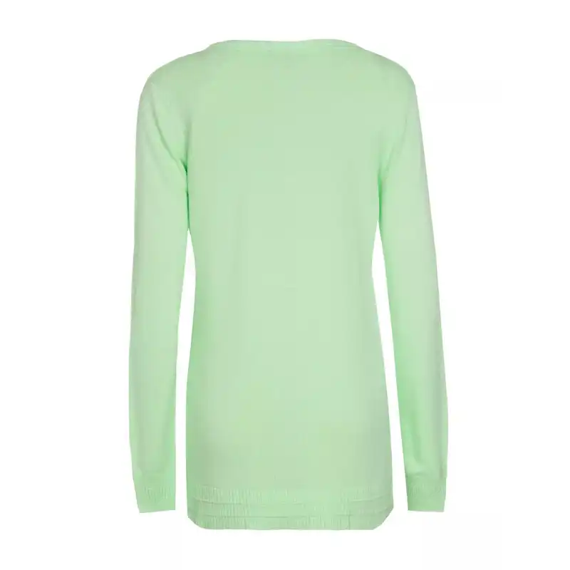 پلیور زنانه جوتی جینز مدل یقه هفت کد 1221135 رنگ سبز روشن