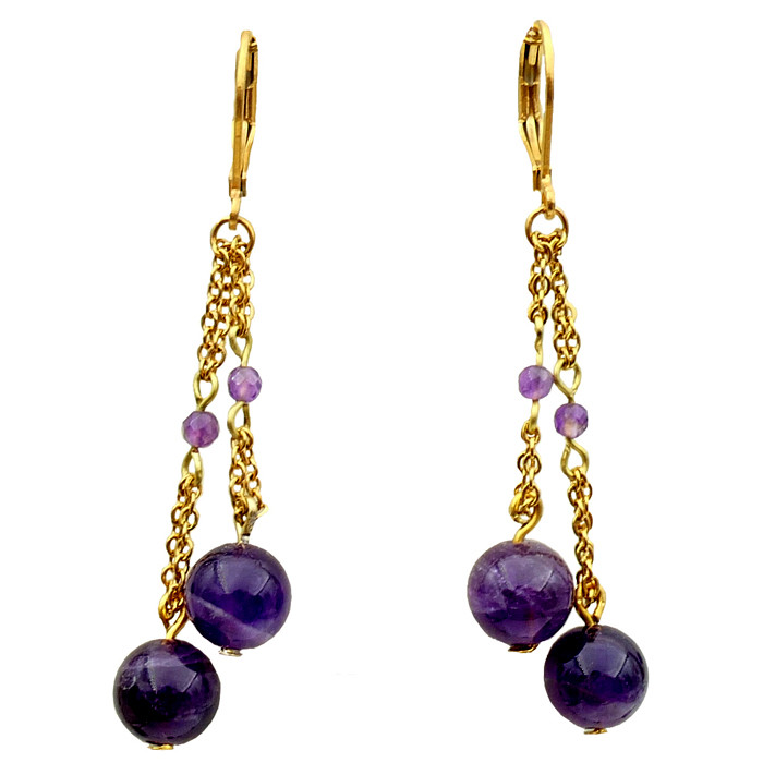 گوشواره دخترانه مدل آماتیس کد MR59