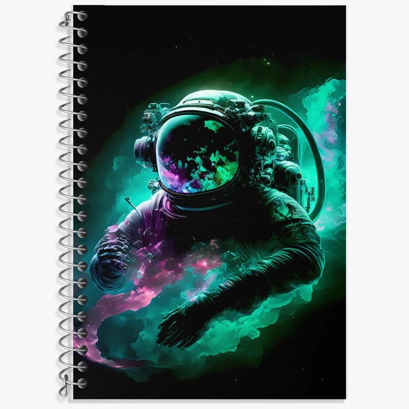 دفتر لغت 50 برگ خندالو طرح فضانورد کد F6032