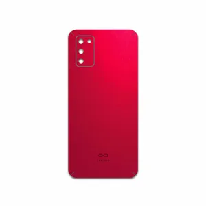 MAHOOT Matte-Warm-Red Cover Sticker for Samsung Galaxy A03S