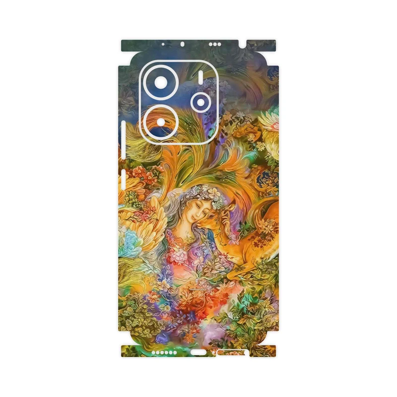 برچسب پوششی ماهوت مدل Persian miniature 3-FullSkin مناسب برای گوشی موبایل شیائومی Redmi Note 14 4G