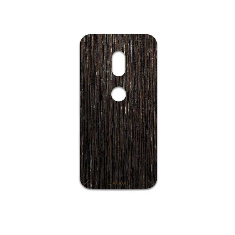 برچسب پوششی ماهوت مدل Dark-Gold-Stripes-Wood مناسب برای گوشی موبایل موتورولا Moto G4 Play