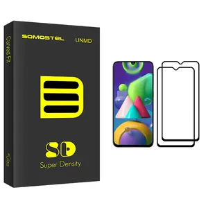 Somastel SD Glass Screen Protector For Samsung Galaxy M21 Pack Of 2