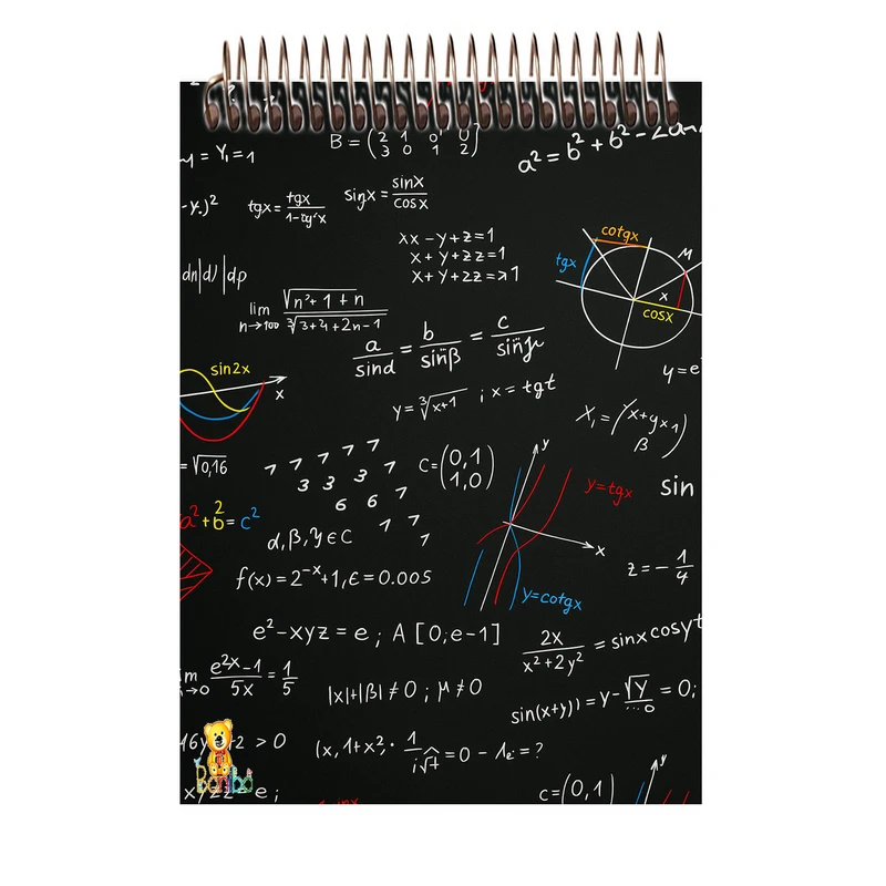 دفترچه نقاشی 100 برگ بانیبو مدل  ریاضی کد 2725