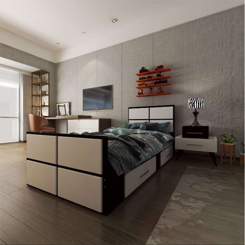 تخت خواب مدل SO12127 یک نفره سایز 204x94 سانتی متر